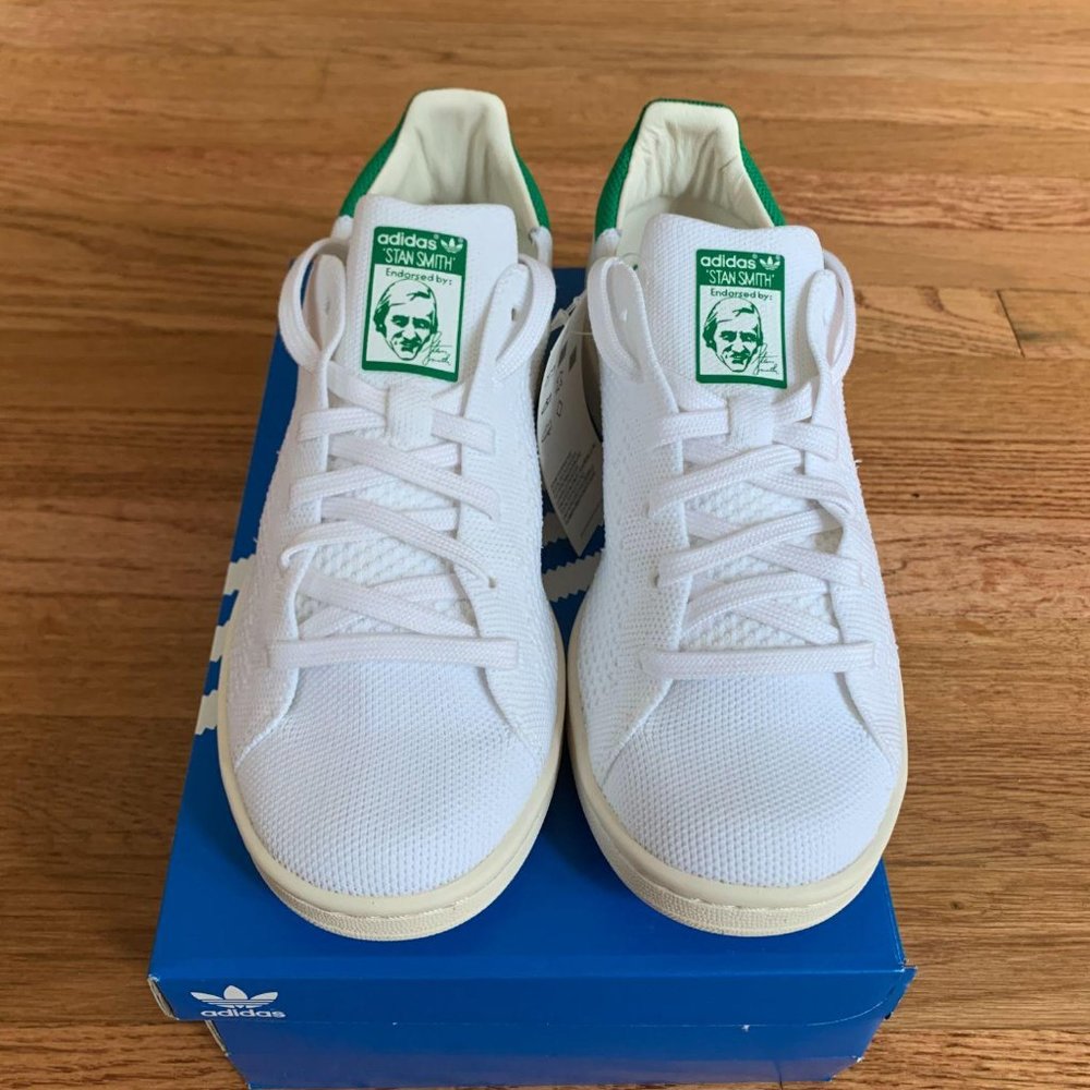 Adidas Stan Smith OG PK White / Green Mens Shoes - Picture 3 of 7